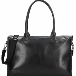 Plevier Rock Copal Schultertasche Leder 44 cm Laptopfach