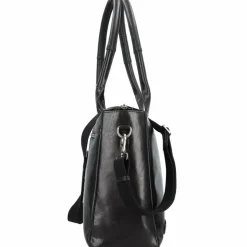 Plevier Rock Copal Schultertasche Leder 44 cm Laptopfach