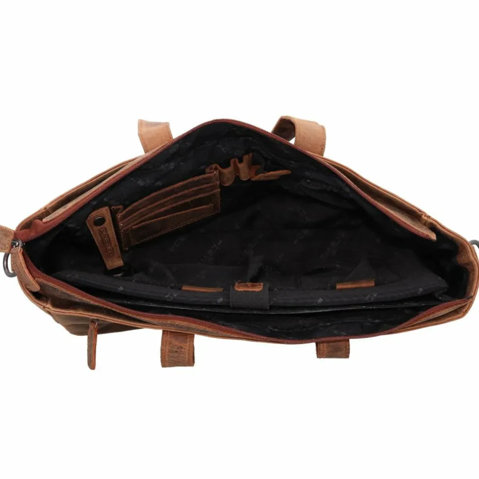Plevier Shopper Tasche Leder 41 cm Laptopfach