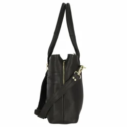 Plevier Structure Antilla Schultertasche RFID Schutz Leder 40 cm Laptopfach