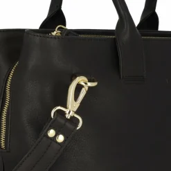 Plevier Structure Antilla Schultertasche RFID Schutz Leder 40 cm Laptopfach