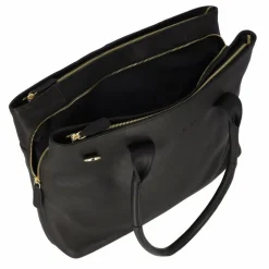 Plevier Structure Antilla Schultertasche RFID Schutz Leder 40 cm Laptopfach