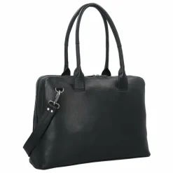 Plevier Structure Canton Schultertasche Leder 44 cm Laptopfach