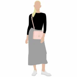 Seidenfelt Lilla Ro Umhängetasche 28 cm