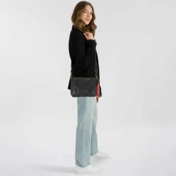 Taschendieb Wien Freundgasse Umhängetasche Leder 19.5 cm