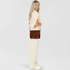 The Bridge Elba Umhängetasche Leder 28 cm