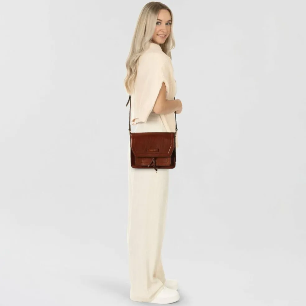 The Bridge Elba Umhängetasche Leder 28 cm