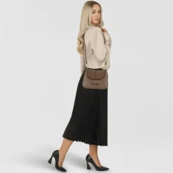 The Bridge Elisabetta Umhängetasche Leder 22 cm