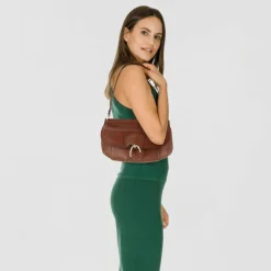 The Bridge Erica Schultertasche Leder 28 cm