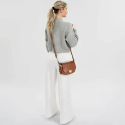 The Bridge Federica Umhängetasche Leder 20 cm