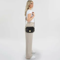 The Bridge Federica Umhängetasche Leder 20 cm