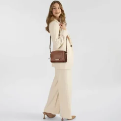 The Bridge Ines Umhängetasche Leder 21 cm