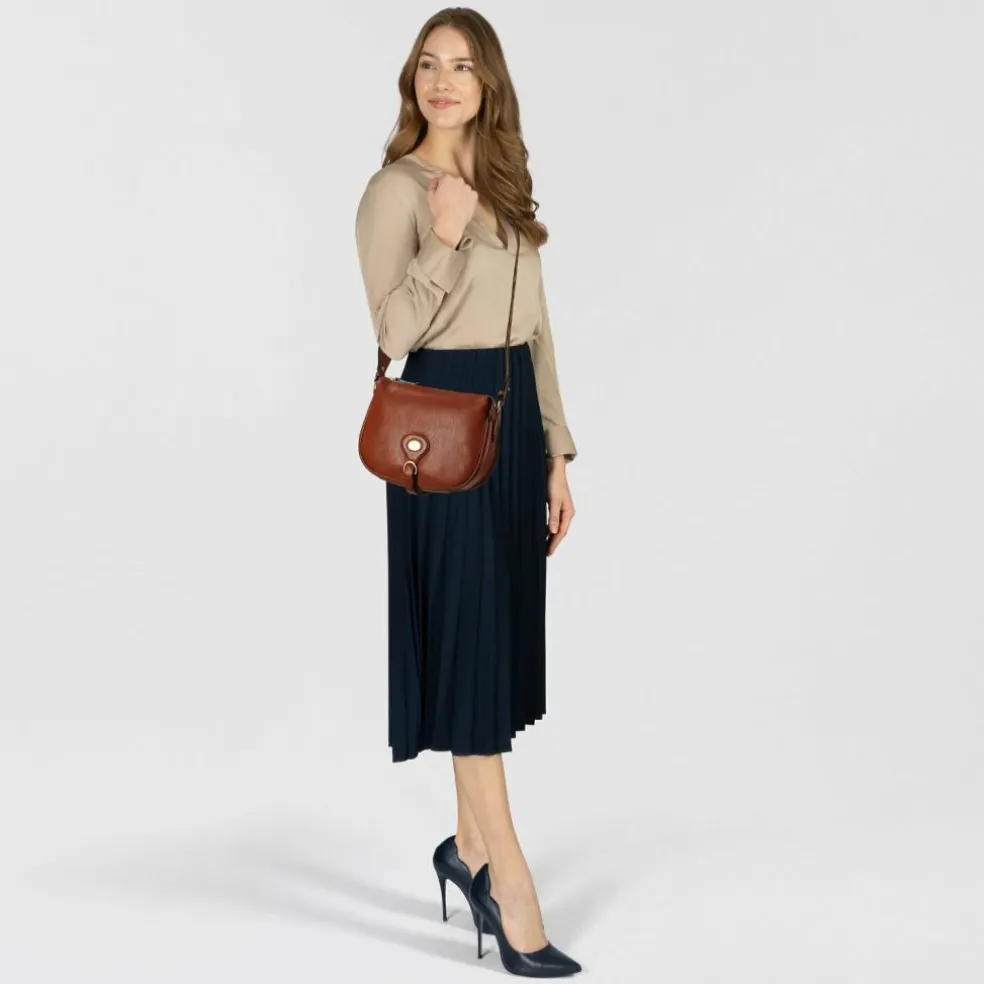 The Bridge Isadora Umhängetasche Leder 27 cm