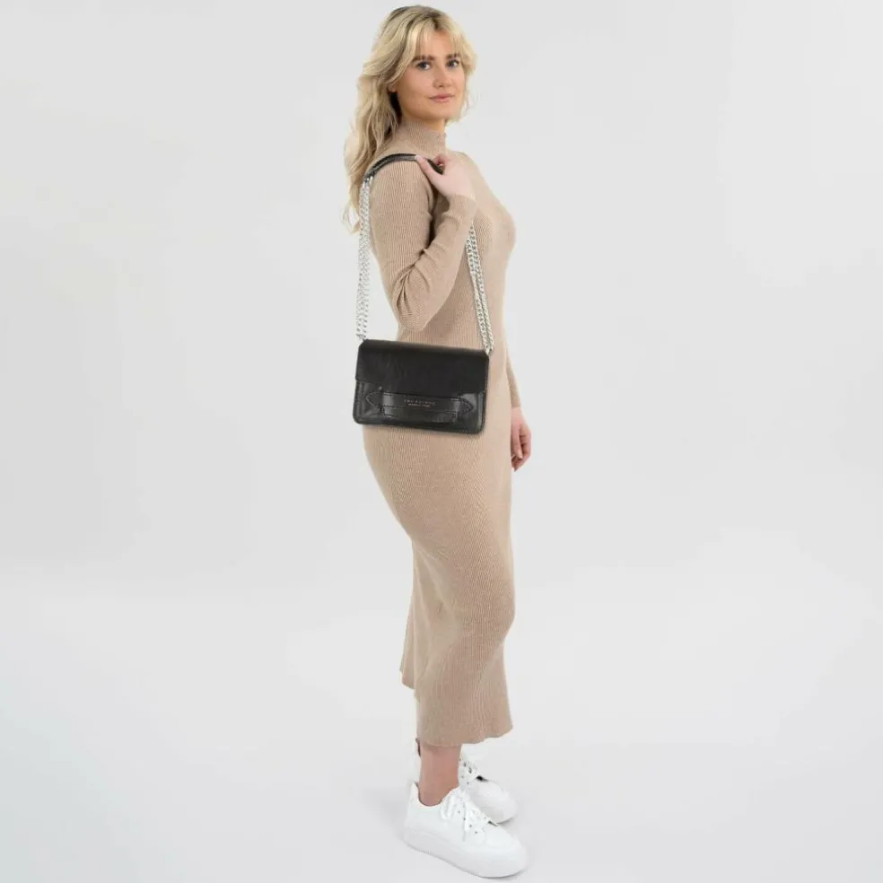 The Bridge Lucrezia Schultertasche Leder 18.5 cm