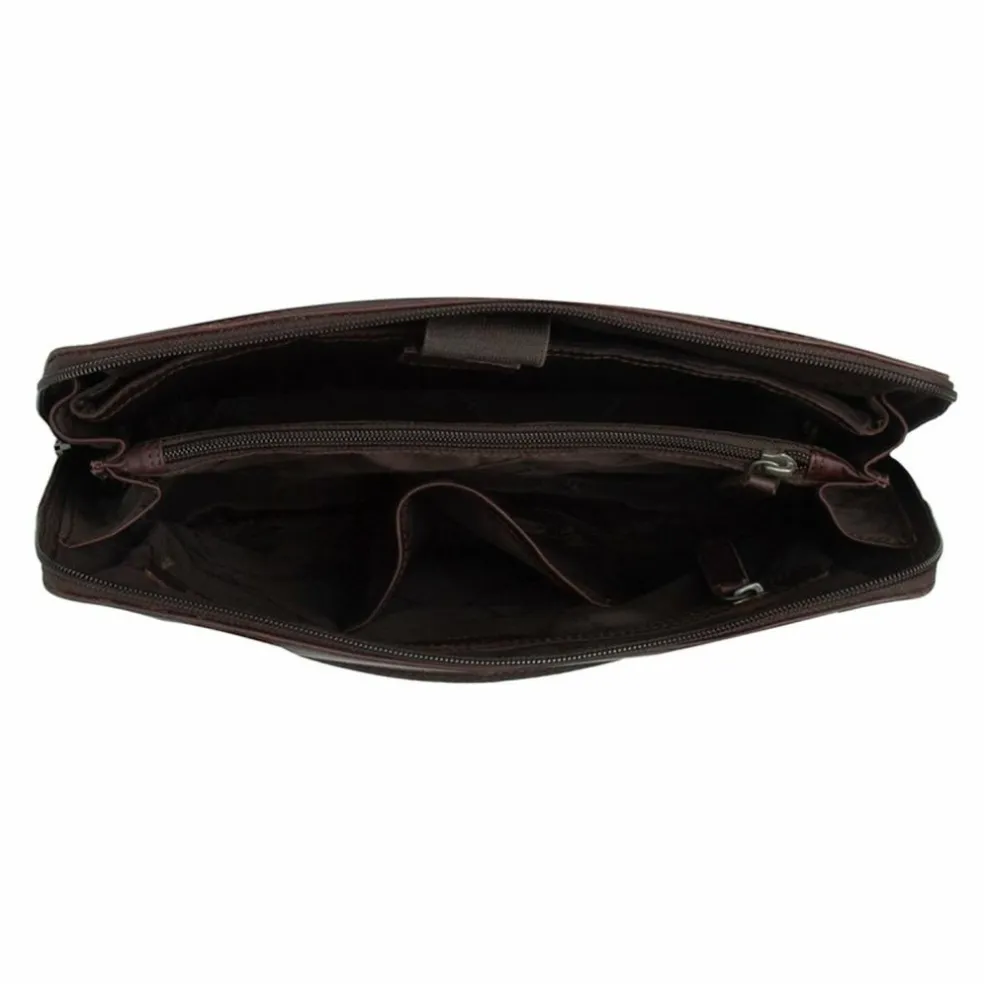 The Chesterfield Brand Belgrado Schultertasche Leder 32 cm Laptopfach