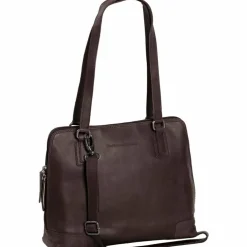 The Chesterfield Brand Wax Pull Up Schultertasche Leder 30 cm Laptopfach