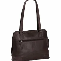 The Chesterfield Brand Wax Pull Up Schultertasche Leder 30 cm Laptopfach