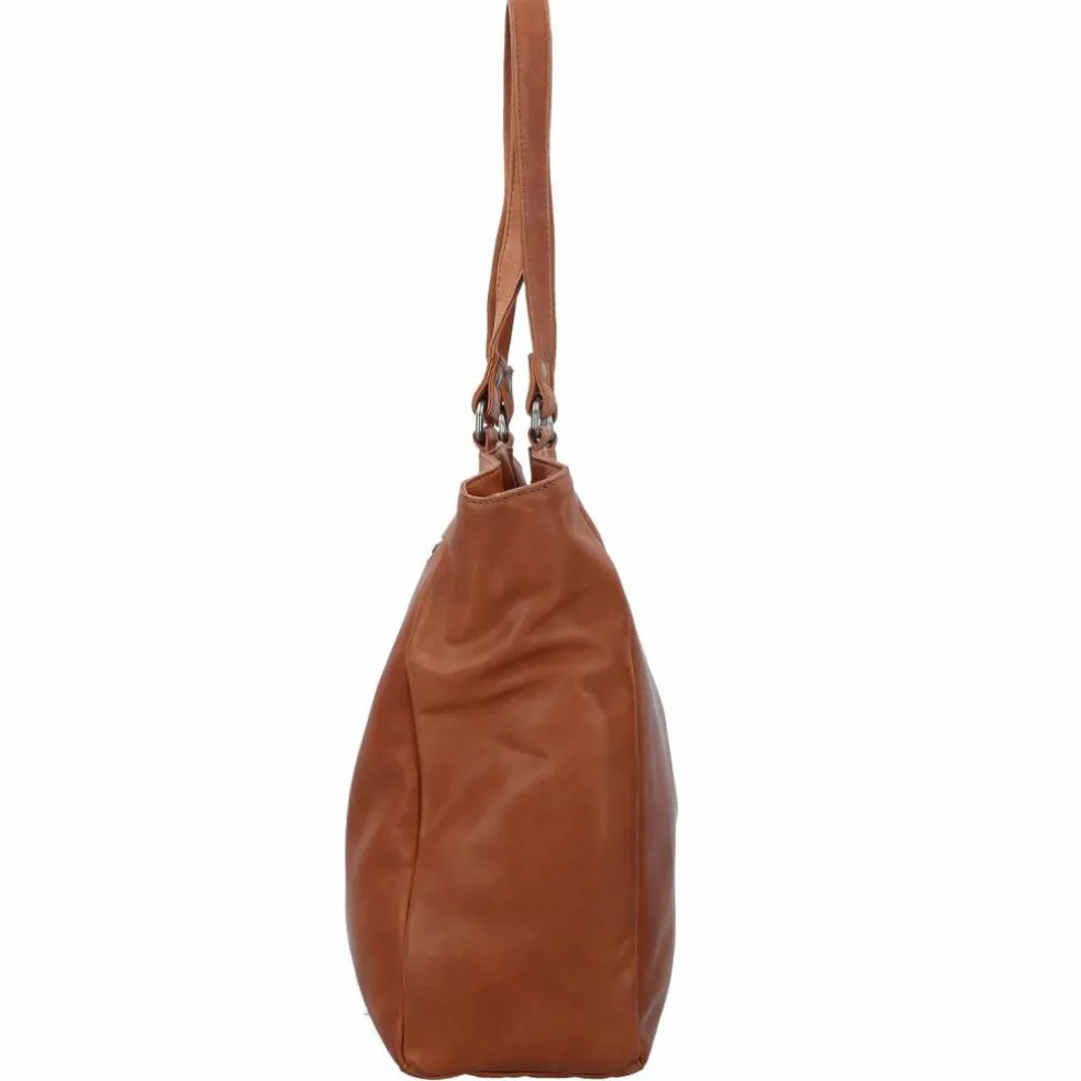The Chesterfield Brand Wax Pull Up Schultertasche Leder 36 cm Laptopfach