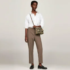 Tommy Hilfiger Luxe Leather Schultertasche Leder 23 cm