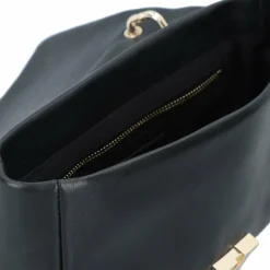 Tommy Hilfiger Pushlock Schultertasche Leder 26 cm