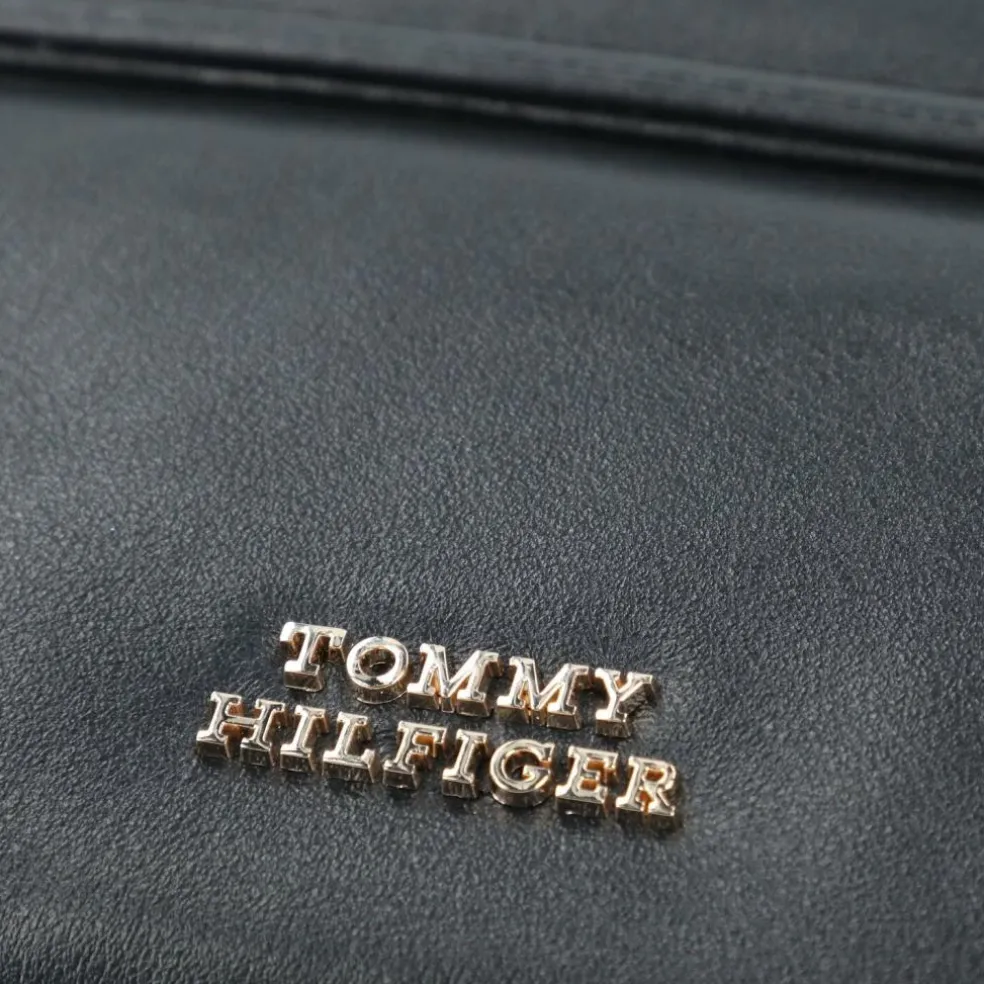 Tommy Hilfiger Pushlock Umhängetasche Leder 22 cm