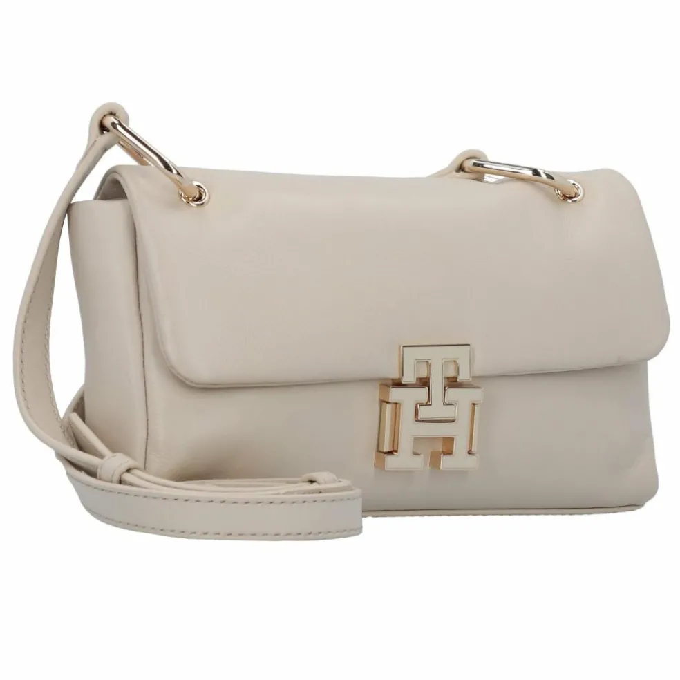Tommy Hilfiger Pushlock Umhängetasche Leder 22 cm
