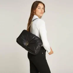 Tommy Hilfiger Soft Leather Schultertasche Leder 34 cm