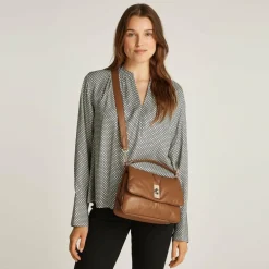 Tommy Hilfiger Soft Leather Handtasche Leder 27 cm