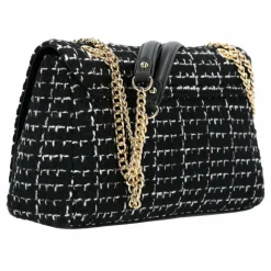 Valentino Tweed Schultertasche 26 cm